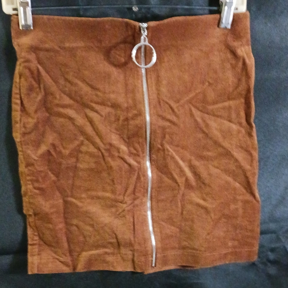 FashionNova corduroy mini skirt